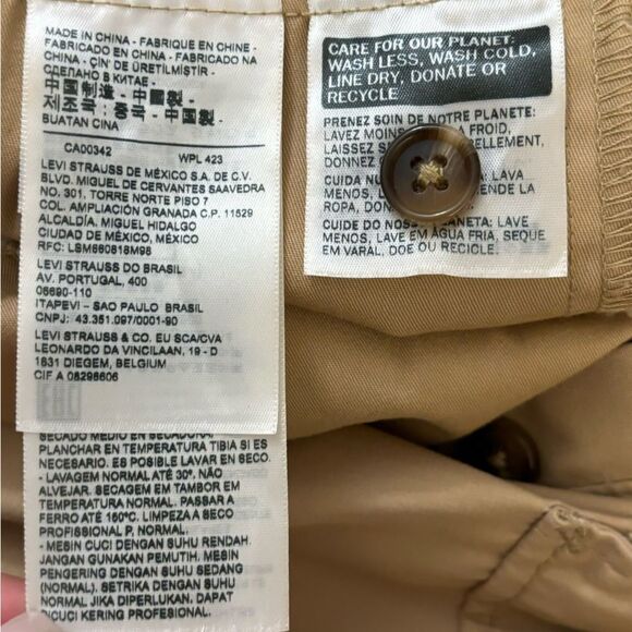 Levi’s  Loose Brown Tan Jumpsuit  Size S - Picture 14 of 16